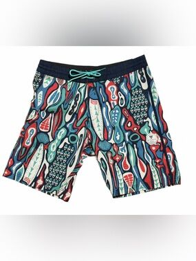 VISSLA NWOT Abstract Print Board Shorts - 32